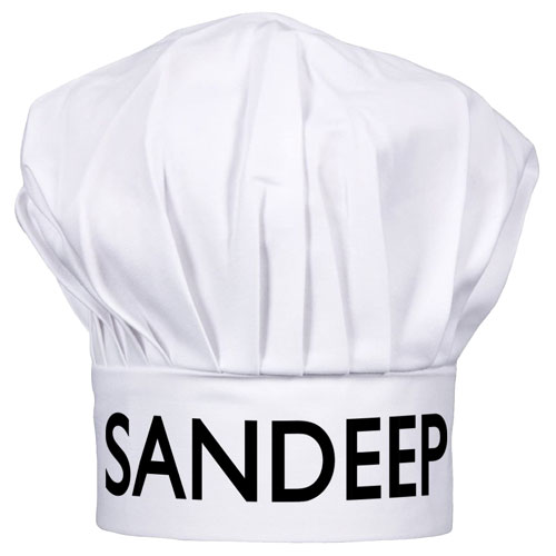 Chef Hat With Name