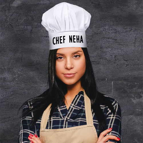 Printed Personalised Chefs Hat Cooks Hat