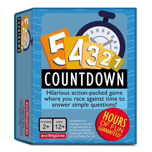 Countdown Five Seconds Party Game  Buy online gifts for birthday,  anniversary