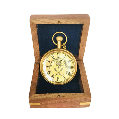 Antique Pocket Watch With Box
