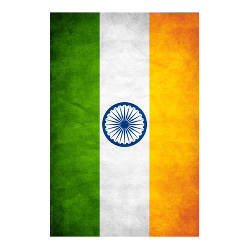 Indian Flag Luggage Tag