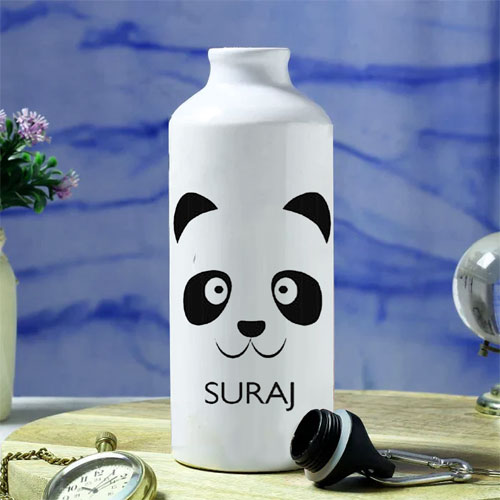 Cute Panda Personalised Bottle