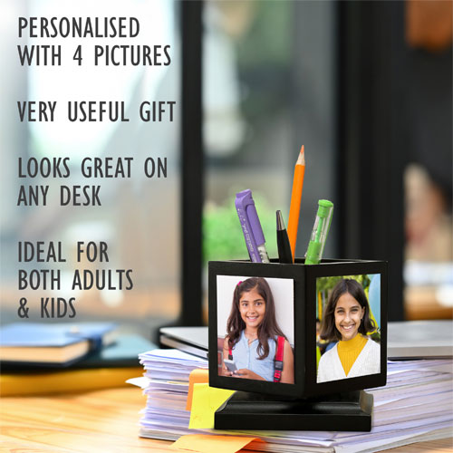 Rotating Personalised Pen Stand