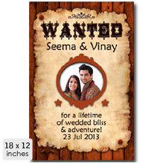 Wanted Personalised Poster