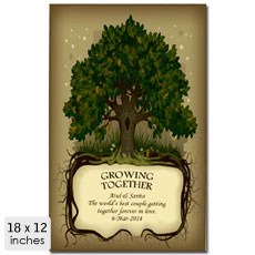 Growing Together Personalised Poster