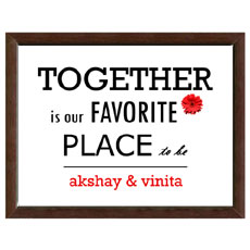 Together Personalised Memento