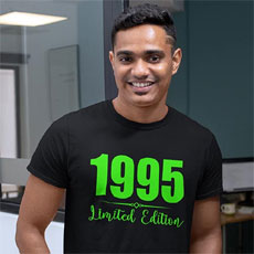 Unisex Limited Edition Personalised Tshirt