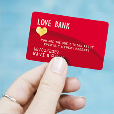 Personalised Credit Card Gift