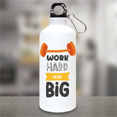 Work Hard Dream Big Gym Sipper Bottle