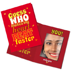 Guess Who Heartbeat Mirror Card