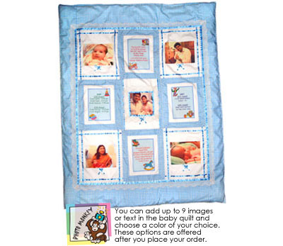 Baby Photo Quilt Cover
