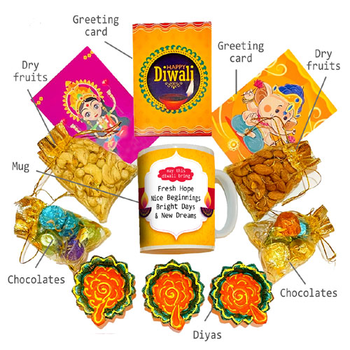 Diwali Chocolates And Dry Fruits Gift Hamper