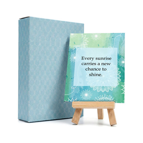 Positivity Cards With Easel