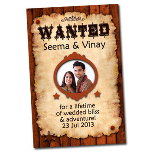Wanted Personalised Poster