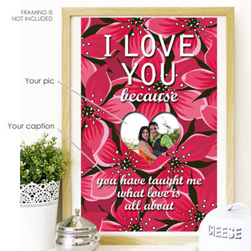 I Love You Because Poster