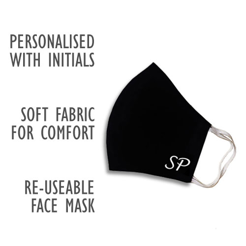 Personalised Initials Face Mask