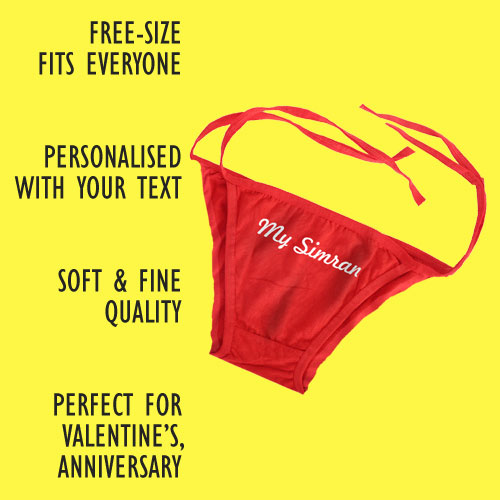 Personalised Underwear For Her