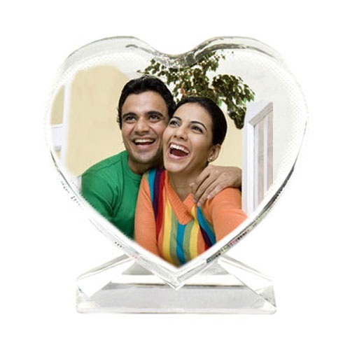 Photo Glass Heart