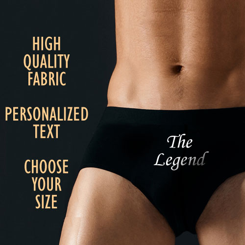 Personalised Underwear For Him