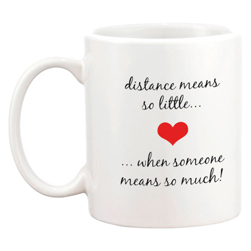 Long Distance Personalised Mug