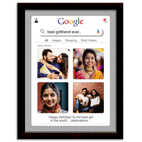 Google Search Personalised Frame
