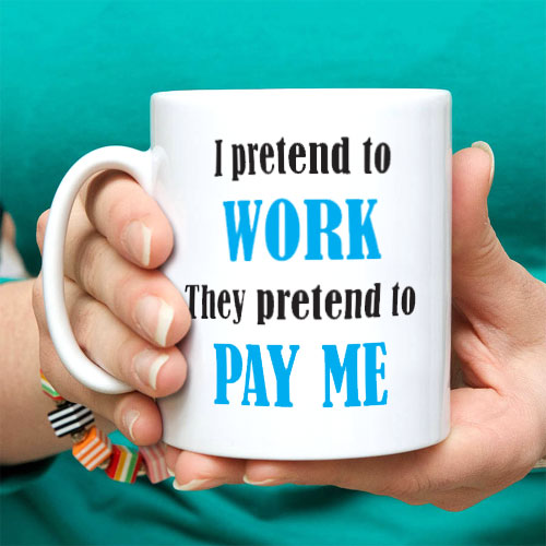 I Pretend To Work Mug