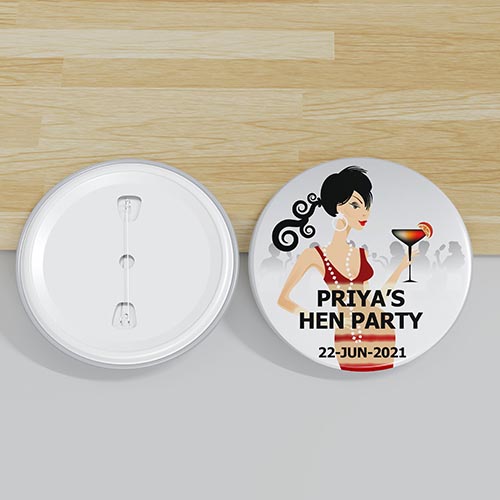 Hen Party Badges Set Of 10