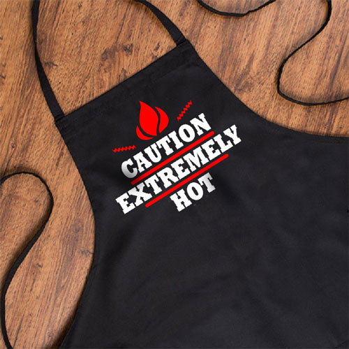Caution Extremely Hot Apron