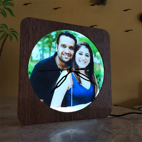 Radiance Photo Clock With Light