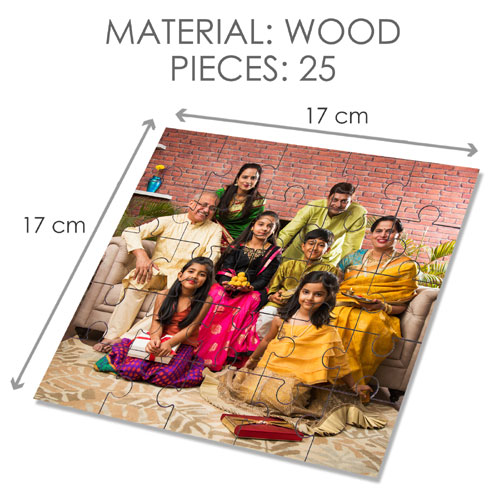 Wooden Personalised Jigsaw Puzzle