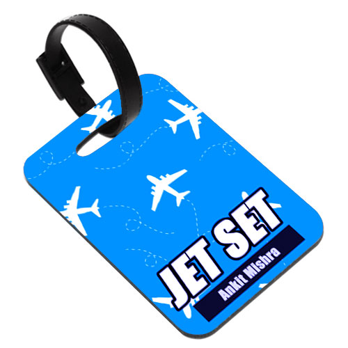 Jet Set Personalised Luggage Tag