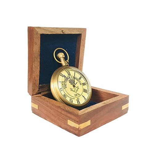 Antique Pocket Watch With Box