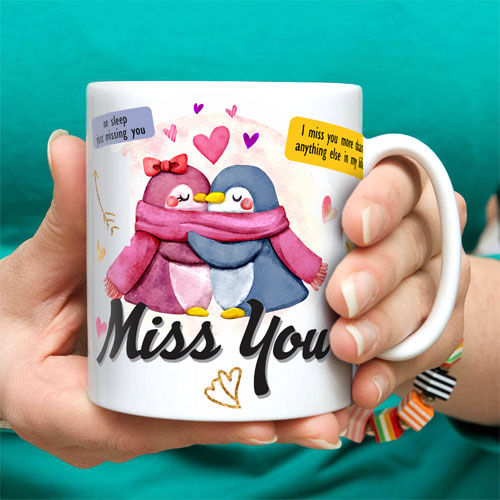 Miss You Messages Mug