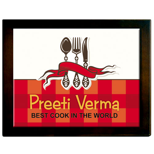Best Cook Framed Memento