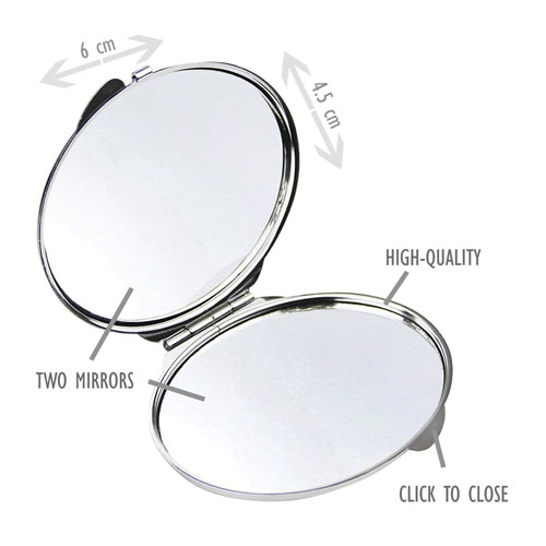 Personalised Compact Makeup Mirror