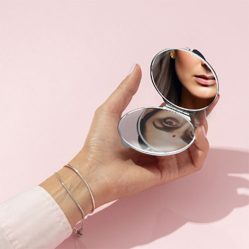 Personalised Compact Makeup Mirror