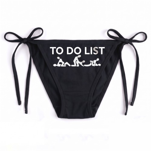 To Do List Underwear To Do List Underwear