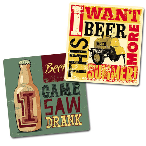 Beer Lovers Coasters Set