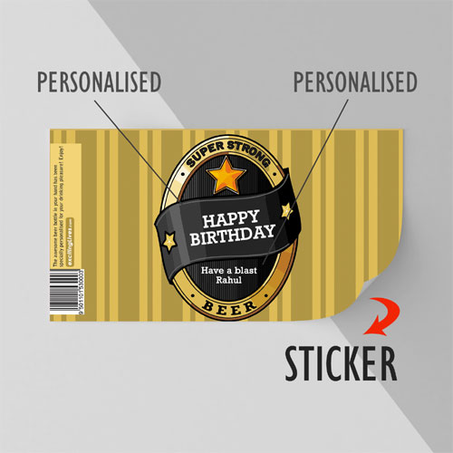 Personalised Beer Bottle Labels Set