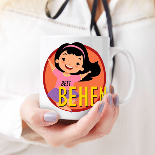 Bhai Behen Mugs Set Of Two