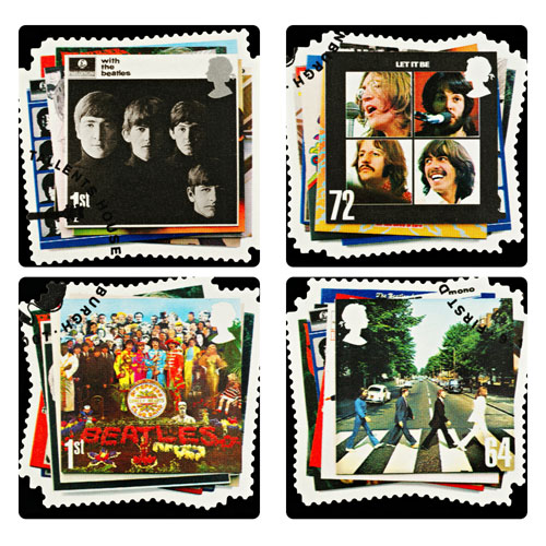 Beatles Covers Coasters Set Of Four