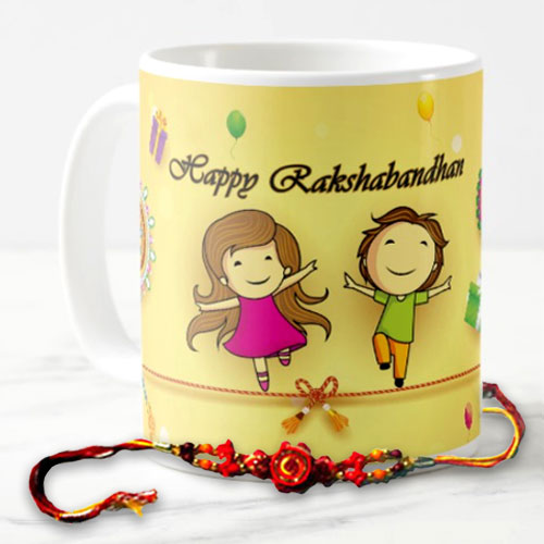 Rakshabandhan Mug With Rakhi