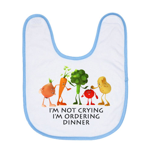 Ordering Dinner Baby Bib