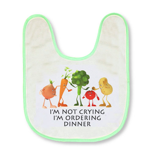 Ordering Dinner Baby Bib