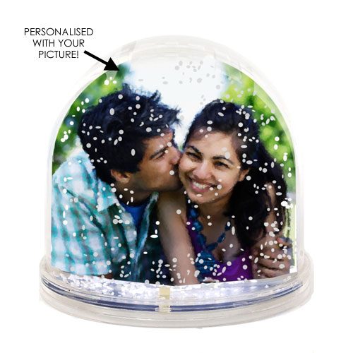 Personalised Snow Globe Photo Frame