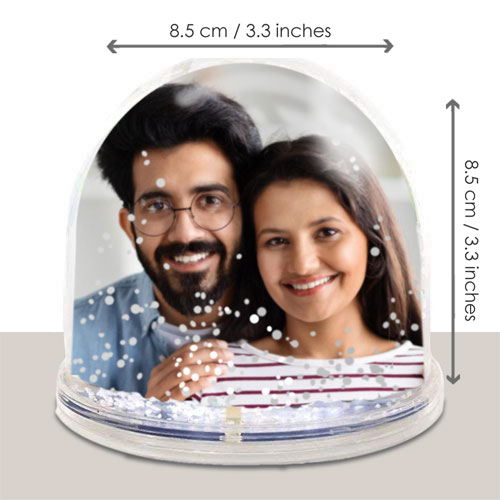 Personalised Snow Globe Photo Frame