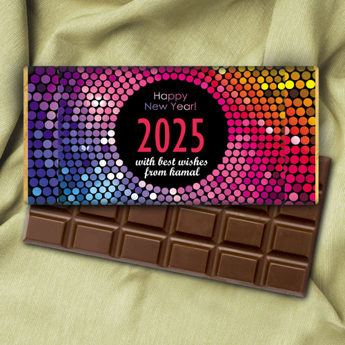 New Year Personalised Chocolate