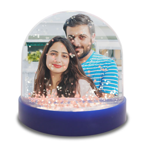 Mini Snow Globe Photo Frame