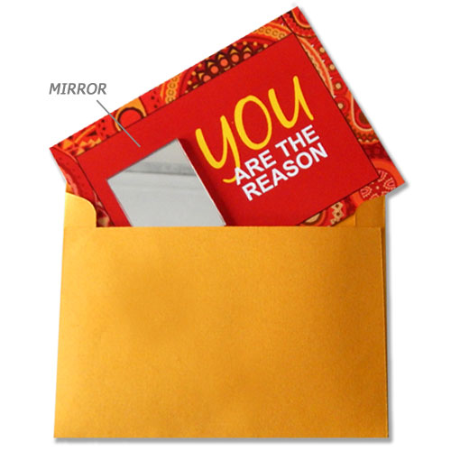 You Are The Reason Mirror Card