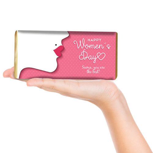 Womens Day Personalised Chocolate